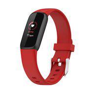 Fitbit Luxe - Sportbandje met gesp - Maat: Small - Rood - thumbnail