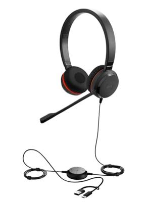 Jabra Evolve 30 II Headset Bedraad Hoofdband Kantoor/callcenter USB Type-C / USB Type-A Zwart Jabra Evolve 30 II Headset Bedraad Hoofdband Kantoor/callcenter USB Type-C / USB Type-A Zwart