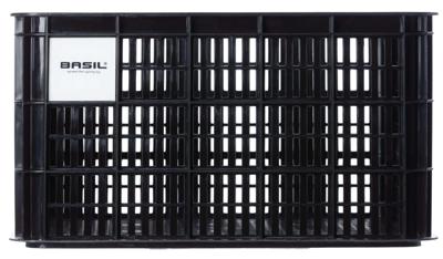 Basil fietskrat l - groot - 40 liter - zwart