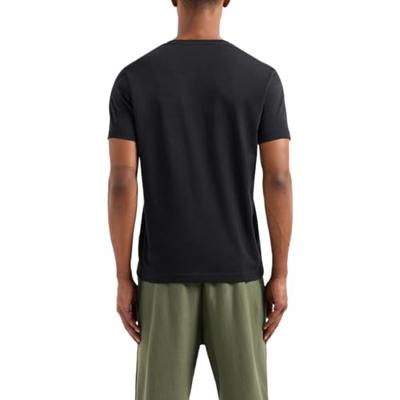 EA7 Emporio Armani Milano T-Shirt Heren Zwart - Maat XS - Kleur: Zwart | Soccerfanshop