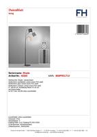 Fischer & Honsel Landelijke leeslampShade 3-lichts - 40360 - thumbnail