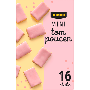 Jumbo Mini Tompoucen 16 Stuks
