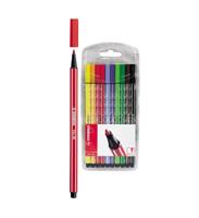 Stabilo pen 68 viltstiften etui 10 kleuren - thumbnail