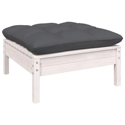 5-delige Loungeset met kussens massief grenenhout - thumbnail