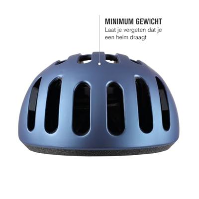 Buzaglo Catlike urban helm kompact&apos;o ii maat s metallic mat blauw