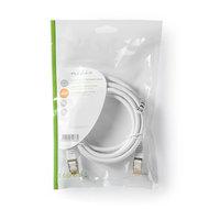 Cat 8.1 S/FTP-Netwerkkabel | RJ45 Male naar RJ45 Male | 2,0 m | Wit