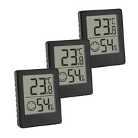 TFA Dostmann Digitales Thermo-Hygrometer 30.5039.01.03 Thermo- en hygrometer Zwart - thumbnail
