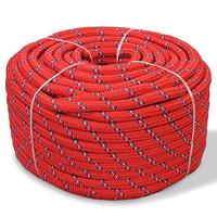 VidaXL Boot touw 14 mm 50 m polypropyleen rood - thumbnail