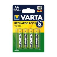 Varta AA batterijen oplaadbaar - 2100mAh - 4 stuks - thumbnail