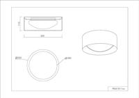 Trio PlafondlampLocarno zwart - R64191102 - thumbnail