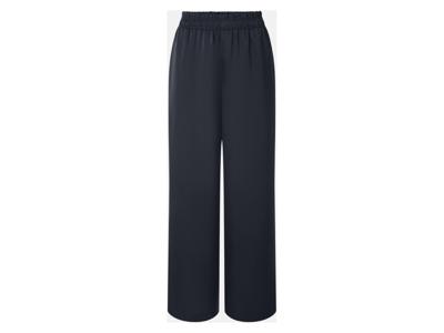 esmara Satijnen dames broek - Wide leg (Marineblauw, S (36/38))