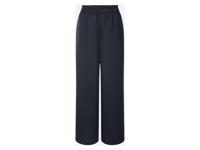 esmara Satijnen dames broek - Wide leg (Marineblauw, S (36/38)) - thumbnail
