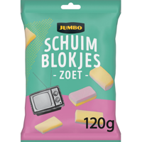 Jumbo Schuimblokjes Vanillesmaak 120 g - thumbnail