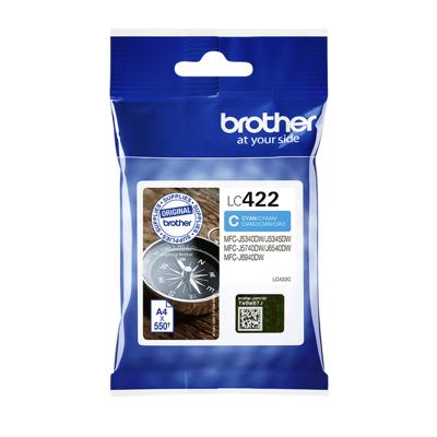 Brother LC422C Inktcartridge cyaan Brother LC422C Inktcartridge cyaan