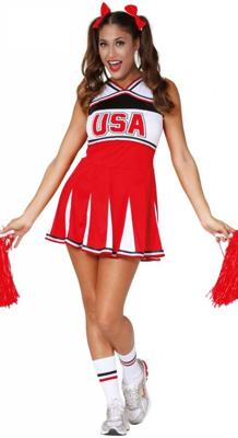 USA Cheerleader outfit dames