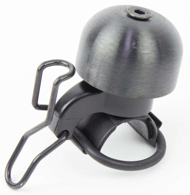 Qibbel Widek paperclip bel xxl nieuwzilver pvd zwart all black op kaart