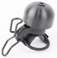 Qibbel Widek paperclip bel xxl nieuwzilver pvd zwart all black op kaart - thumbnail