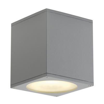 SLV Plafond- wandspotBig Theo Ceiling Out GU10 15cm zilvergrijs - 229554
