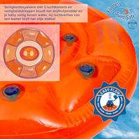 Swimsafe Babyzwemband Flipper Oranje - thumbnail