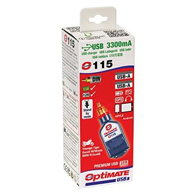 TecMATE usb-adapter usb charger optimate m. din stecker - thumbnail