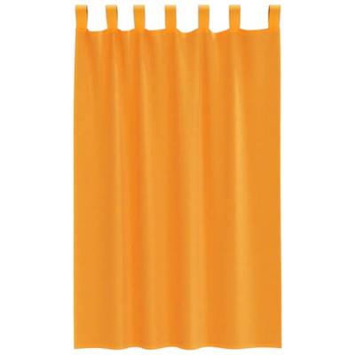 Gordijnen voile met lussen 2 st 140x175 cm oranje