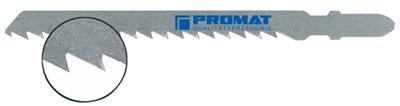 Promat/Tecwerk Decoupeerzaagblad | totale lengte 100 mm | tandverdeling 4 mm dikte 1,27 mm | HCS | 25 stuks / kaart - 4000814675