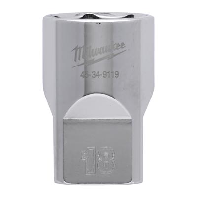 Milwaukee Accessoires 1/2" dop metrisch - 18 mm - 4932480016