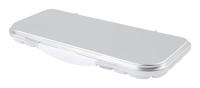 Creativ Company Schilderspalet met deksel, afm 27x12,7x2,3 cm, zilver, wit, 1 stuk - thumbnail
