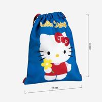 Rugtas met Koordjes Hello Kitty Blauw 27 x 33 cm - thumbnail