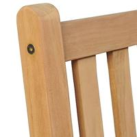 VidaXL Tuinstoelen 2 st massief teakhout - thumbnail