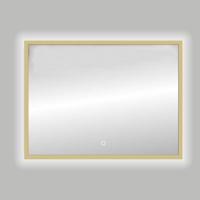 Badkamerspiegel Best Design Nancy Isola LED Verlichting 120x80 cm Mat Goud - thumbnail