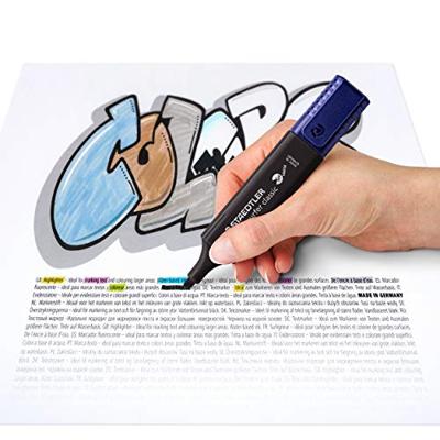 Markeerstift staedtler 364 textsurfer vintage zw | 10 stuks