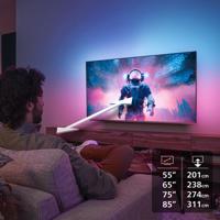 Philips Ambilight TV 75MLED910 Mini LED 4K Smart TV - 75 inch-scherm met P5 Perfect Picture Engine Ultra HD, Titan OS, Dolby Vision en Dolby Atmos Sound - thumbnail