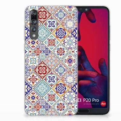 Huawei P20 Pro | TPU | Siliconen hoesje | Tiles Color Huawei P20 Pro | TPU | Siliconen hoesje | Tiles Color
