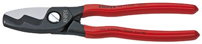 Knipex 95 11 200 95 11 200 Kabelschaar Geschikt voor (striptechniek) Aluminium- en koperkabel, een- en meerdraads 20 mm 70 mm² 2