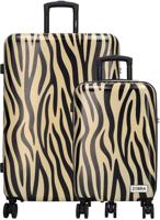 Zebra trends travel kofferset-zebra print - thumbnail