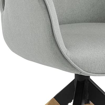 Bendt Eetkamerstoel 'Chandler' kleur Lichtgrijs/Eiken