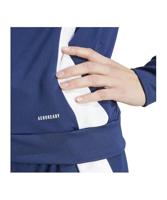 adidas Tiro 24 Trainingsjack Dames Donkerblauw Wit - thumbnail