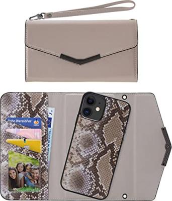 Mobilize 2in1 Elegant Magnet Clutch Apple iPhone XR/11 Beige Snake