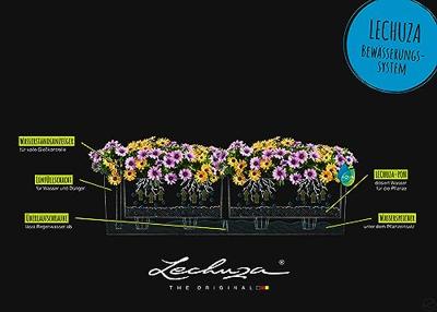 Lechuza Balconera L80xB19xH19 schiefer all-inclusive - thumbnail