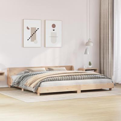 Bedframe zonder matras massief grenenhout 180x200 cm
