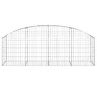 Schanskorf gewelfd 200x50x60/80 cm gegalvaniseerd ijzer - thumbnail