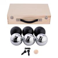 Jeu de Boules in Luxe Koffer, 6 ballen - thumbnail