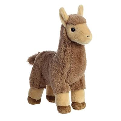 Eco Nation Pluchen knuffel - lama - 28 cm