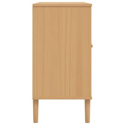 Dressoir SENJA 112x40x80 cm rattan massief grenenhout bruin