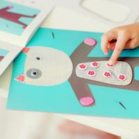 Collages voor kleintjes DJECO multi-gekleurd - thumbnail