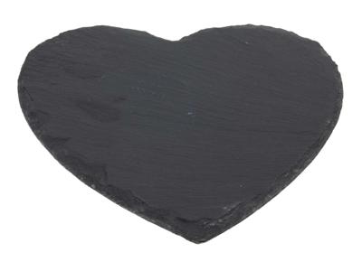 Serveerplank leisteen hart 15x15cm Serveerplank leisteen hart 15x15cm