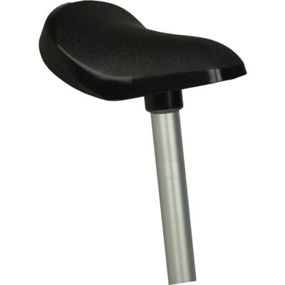 VWP zadel mini/junior bmx m/zadelpen 22.2 pvc zwart