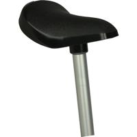 VWP zadel mini/junior bmx m/zadelpen 22.2 pvc zwart - thumbnail