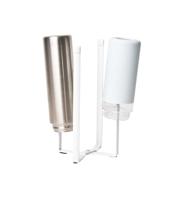 YAMAZAKI - Tower - Droogrek voor drinkflessen wit - thumbnail